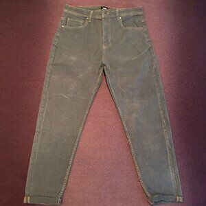 Cotton On Green Wash Tapered Leg Jeans | W32